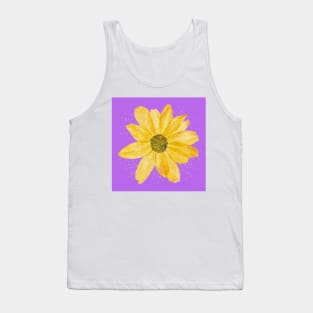 Yellow flower Tank Top